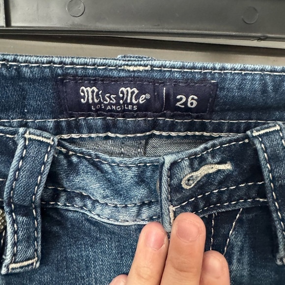 MISS ME AZTEC HORSESHOE BOOTCUT JEAN - Picture 4 of 6